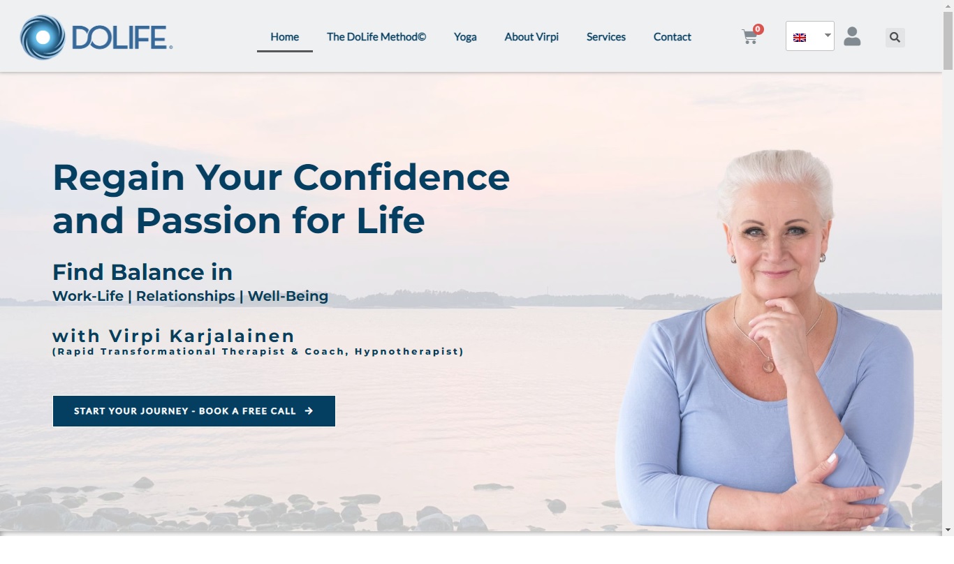 Drishti on Life website project created by ElloSpaces