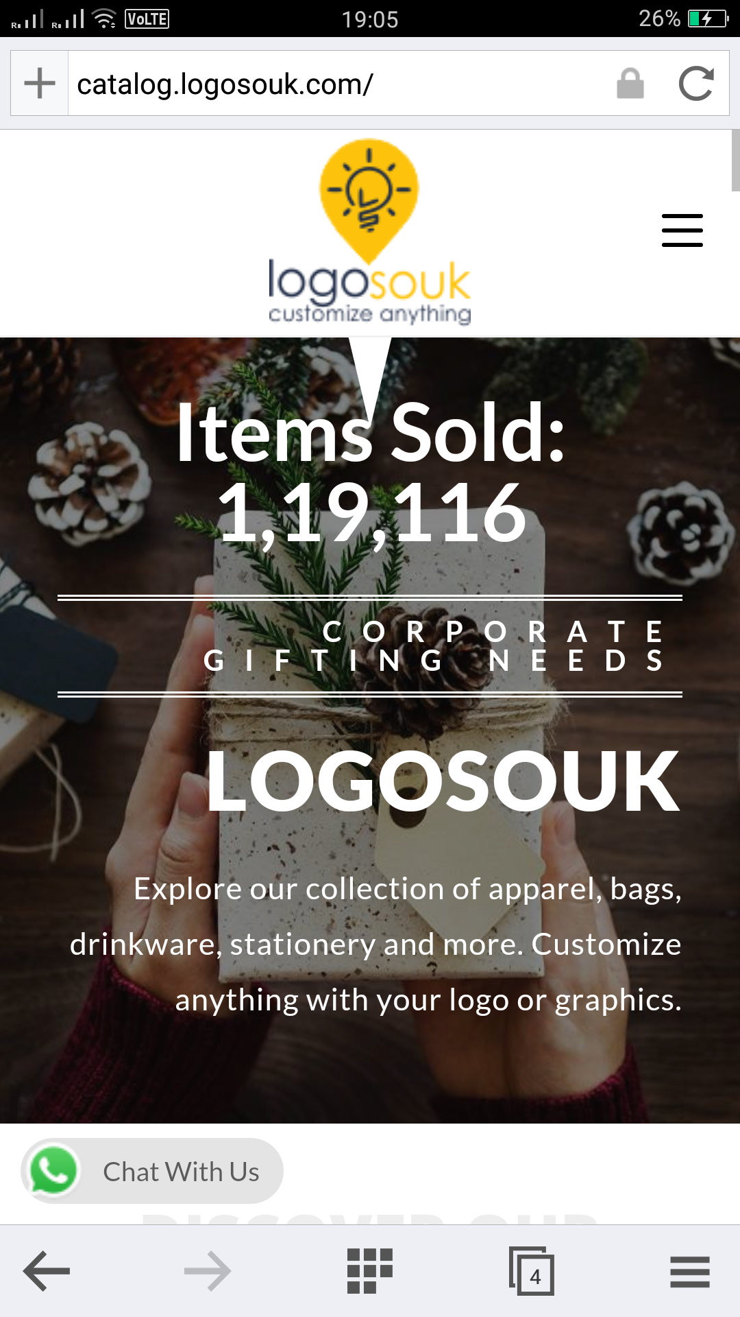 logosouk catalog website development screenshot